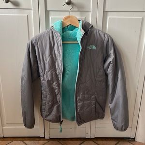 North Face girls reversible jacket.